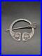Vintage Robert Allison Sterling Silver Scottish Pennanular Kilt Brooch 19.2g