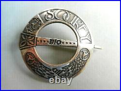 Vintage SOUREY Sterling Silver Scottish Brooch Charles George Alexander 81C6