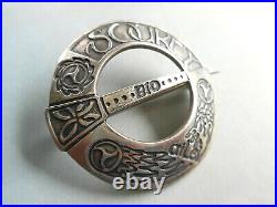 Vintage SOUREY Sterling Silver Scottish Brooch Charles George Alexander 81C6