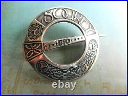 Vintage SOUREY Sterling Silver Scottish Brooch Charles George Alexander 81C6