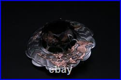Vintage Scottish 9ct Gold & Sterling Silver Smoky Quartz 28 Carat Brooch HM 1961