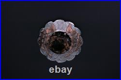 Vintage Scottish 9ct Gold & Sterling Silver Smoky Quartz 28 Carat Brooch HM 1961