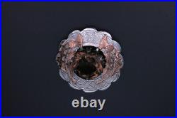 Vintage Scottish 9ct Gold & Sterling Silver Smoky Quartz 28 Carat Brooch HM 1961