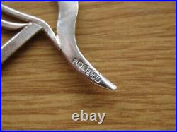 Vintage, Scottish Hallmarked Designer Silver, Large Statement Bird Brooch