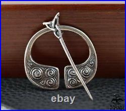 Vintage Scottish Hamish Dawson-Bowman Sterling Silver Celtic Brooch