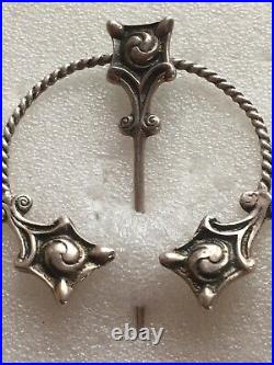 Vintage Scottish Iona Sterling Silver Kilt Pin Brooch