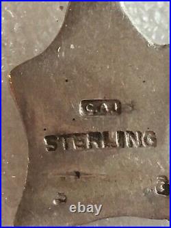 Vintage Scottish Iona Sterling Silver Kilt Pin Brooch