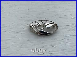 Vintage Scottish Ola Gorie 925 Sterling Silver Arts & Crafts Cecily Brooch Pin