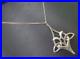 Vintage Scottish Sterling Silver Kells Bird Pendant & 18 Chain Ola Gorie Orkney