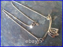 Vintage Scottish Sterling Silver Pendant Ola Gorie Orkney