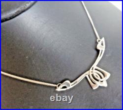 Vintage Scottish Sterling Silver Pendant Ola Gorie Orkney