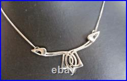 Vintage Scottish Sterling Silver Pendant Ola Gorie Orkney