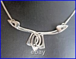 Vintage Scottish Sterling Silver Pendant Ola Gorie Orkney