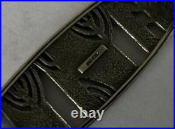 Vintage Scottish Sterling Silver Vikings Ingibiorg Long Brooch By Ola Gorie