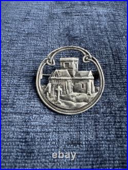 Vintage Scottish john hart iona sterling silver iona abbey brooch