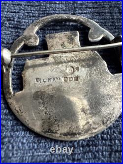 Vintage Scottish john hart iona sterling silver iona abbey brooch