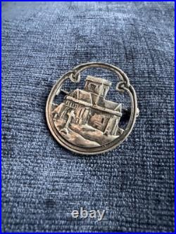 Vintage Scottish john hart iona sterling silver iona abbey brooch