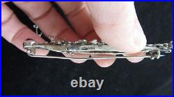 Vintage Silver Grapevine brooch Sheana Stephen Edinburgh Silversmith Scottish