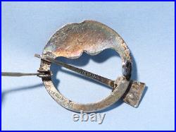 Vintage Sterling Silver Scottish Celtic Penannular Brooch Antique #ESKR25