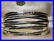 Wide Textured Sterling Silver 925 Bangle by Chris Lewis Famous Scottish Designer